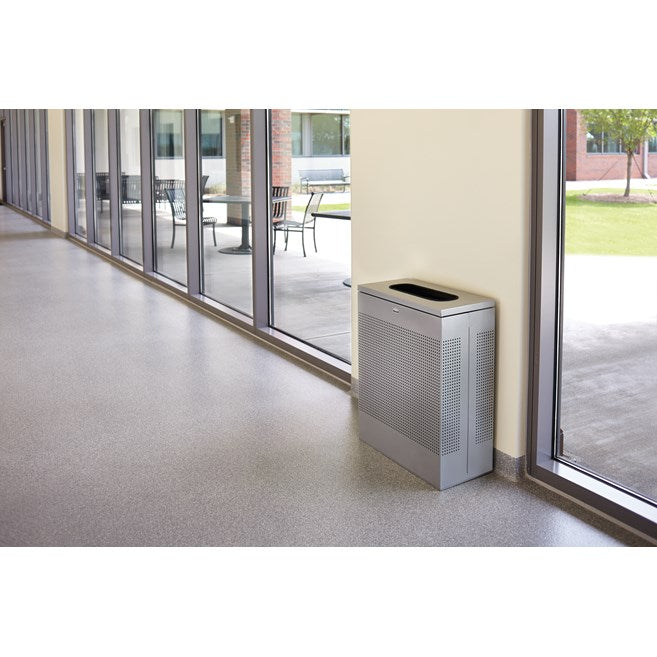 CONTENEDOR SILHOUETTES CUADRADO, TAPA ABIERTA, 22.5 GAL