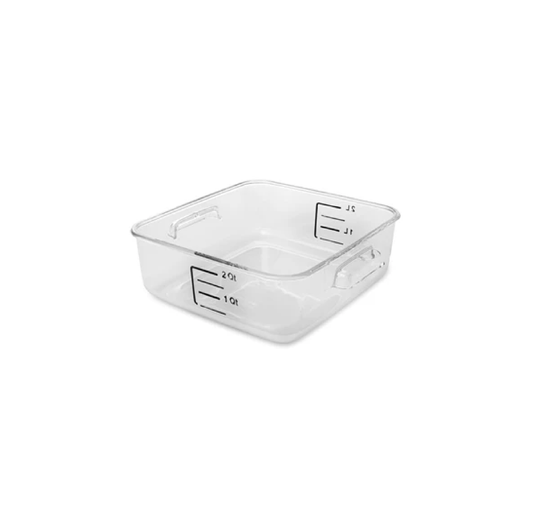 CONTENEDOR CUADRADO AHORRA ESPACIO, 2 QT