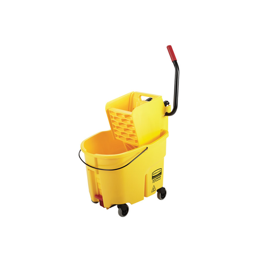 BALDE Y EXPRIMIDOR WAVEBRAKE® PRENSA LATERAL CON DRENAJE, 35 QT
