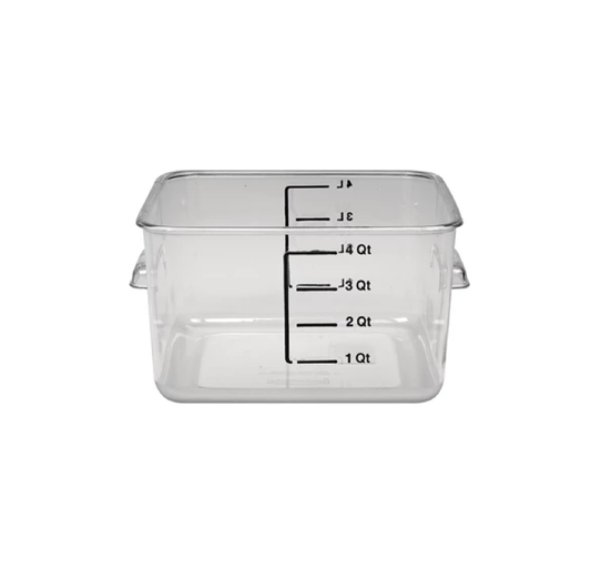 CONTENEDOR CUADRADO AHORRA ESPACIO, 4 QT
