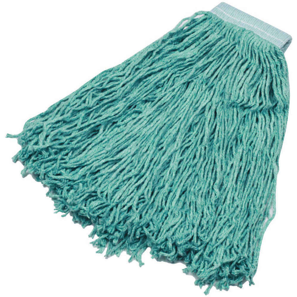 MOP MOJADO DE MATERIAL SINTÉTICO, DIADEMA 5", VERDE