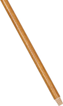 BASTÓN DE MADERA BARNIZADO, PUNTA ROSCADA DE METAL