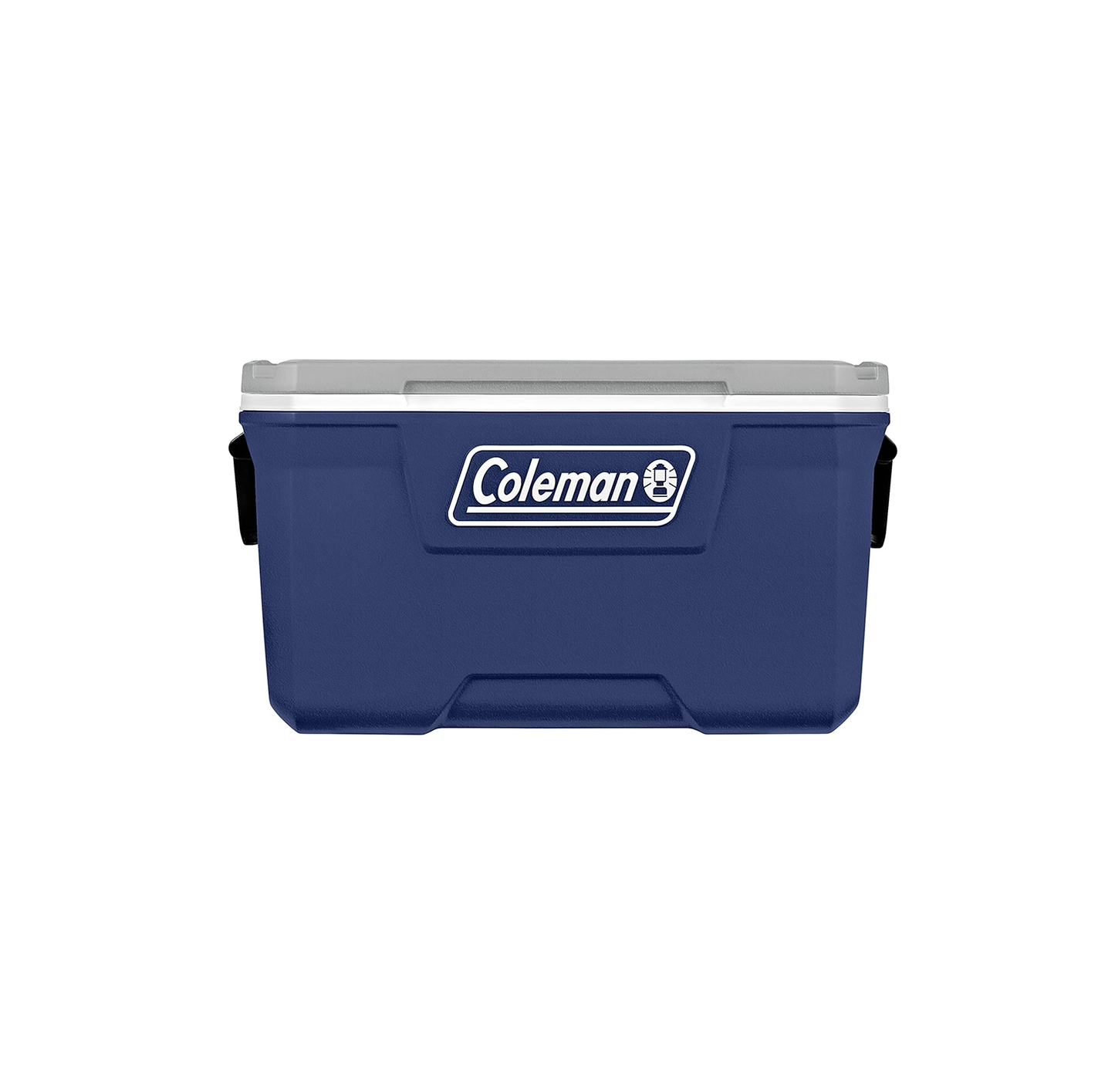HIELERA COLEMAN 70 QT, TAPA CON MOLDE PORTAVASOS Y ASAS, AZUL C/ GRIS