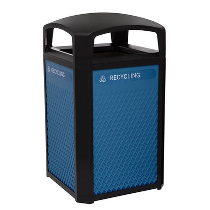 CONTENEDOR LANDMARK SERIES ARMAZÓN CON TAPA DE DOMO Y FORRO INTERNO RÍGIDO, 50 GAL