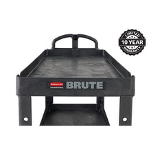 CARRO DE SERVICIO GRANDE CON MANGO ERGONÓMICO, NEGRO