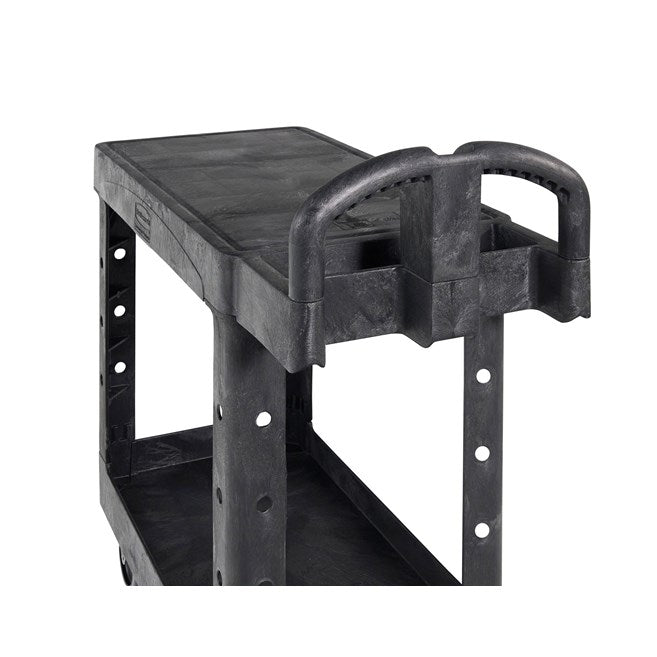 CARRO DE SERVICIO CHICO, 2 ESTANTES, MANGO ERGONÓMICO