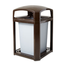 CONTENEDOR LANDMARK SERIES ARMAZÓN CON TAPA DE DOMO Y FORRO INTERNO RÍGIDO, 35 GAL