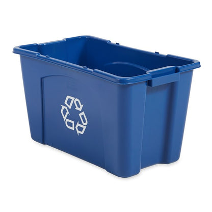 CAJA PARA RECICLAJE RCP AZUL, 18 GAL