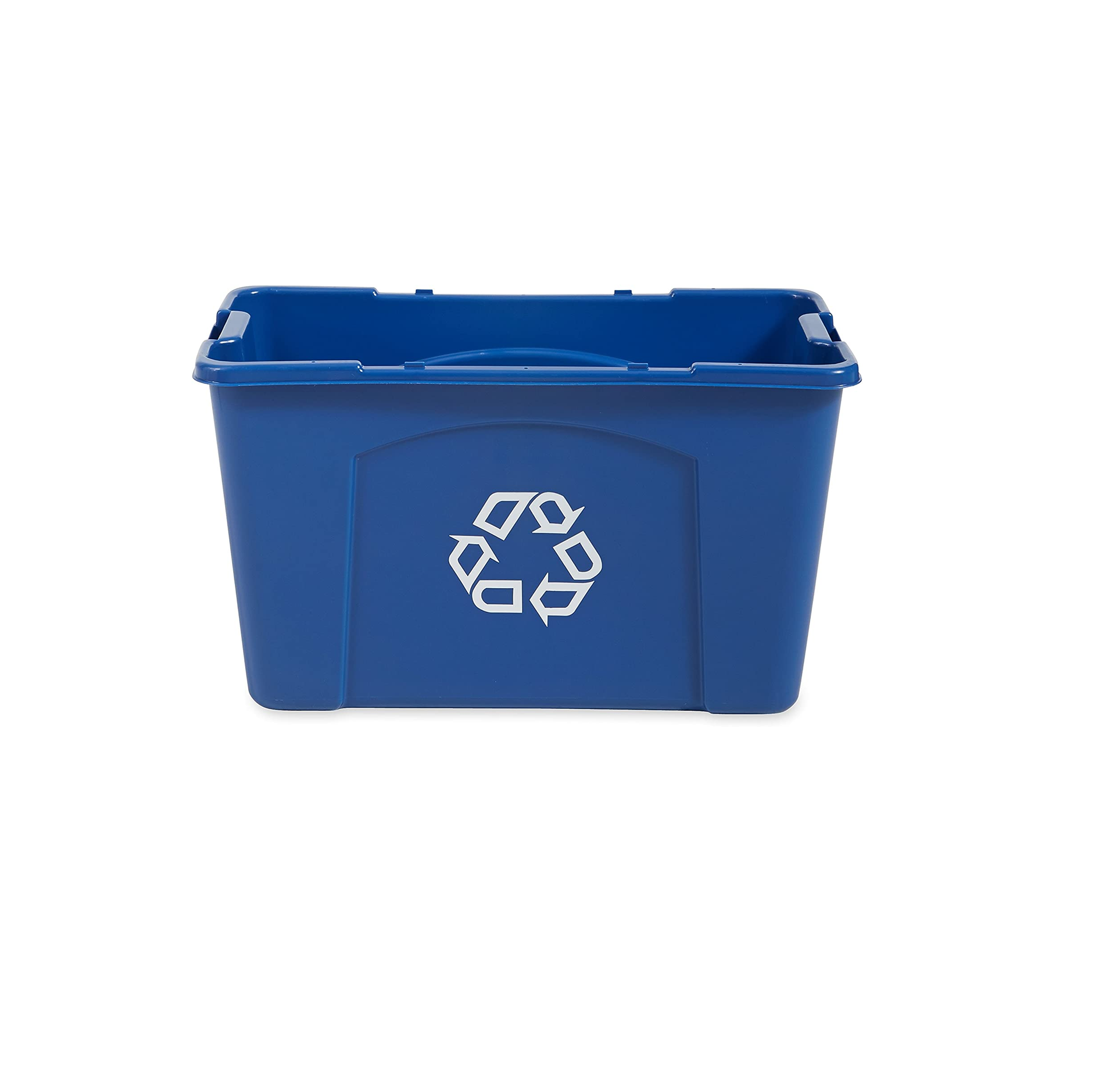 Bote de reciclaje azul outlet