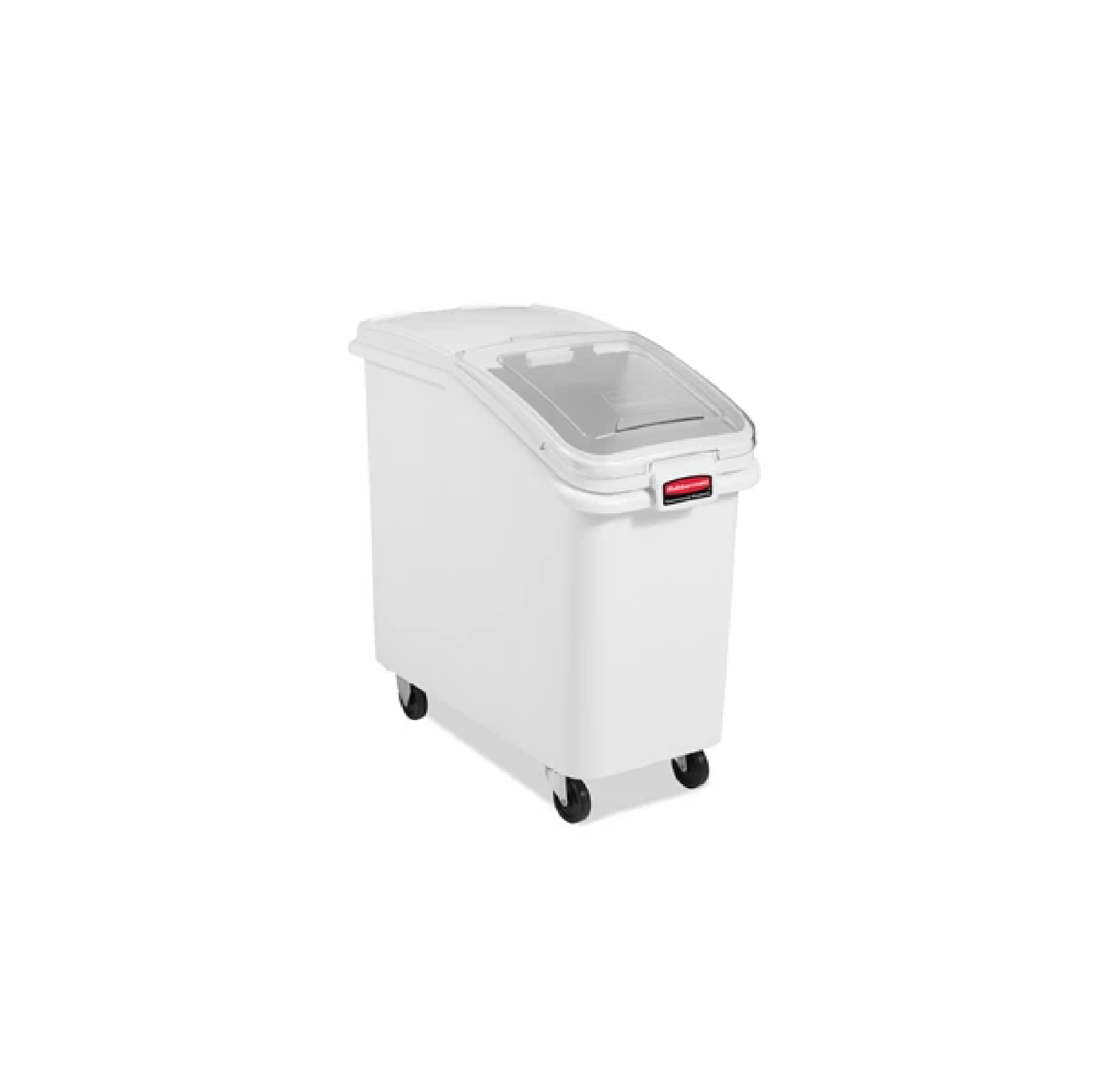 RECIPIENTE FRENTE INCLINADO 26.2 L CON TAPA DESLIZABLE Y CUCHARA DE 0.9 L