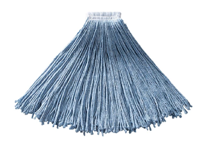 MOP HÚMEDO MEDIANO DURA PRO, MEZCLA DE EXTREMOS CORTADOS, 5", AZUL