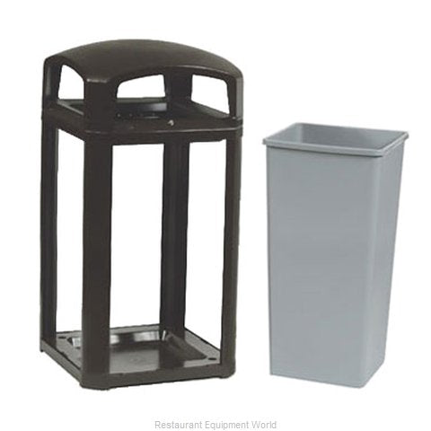 CONTENEDOR LANDMARK SERIES ARMAZÓN CON TAPA DE DOMO Y FORRO INTERNO RÍGIDO, 50 GAL