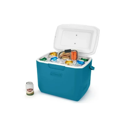 HIELERA CHILLER COLEMAN 30 QT, CON ASA Y LLANTAS