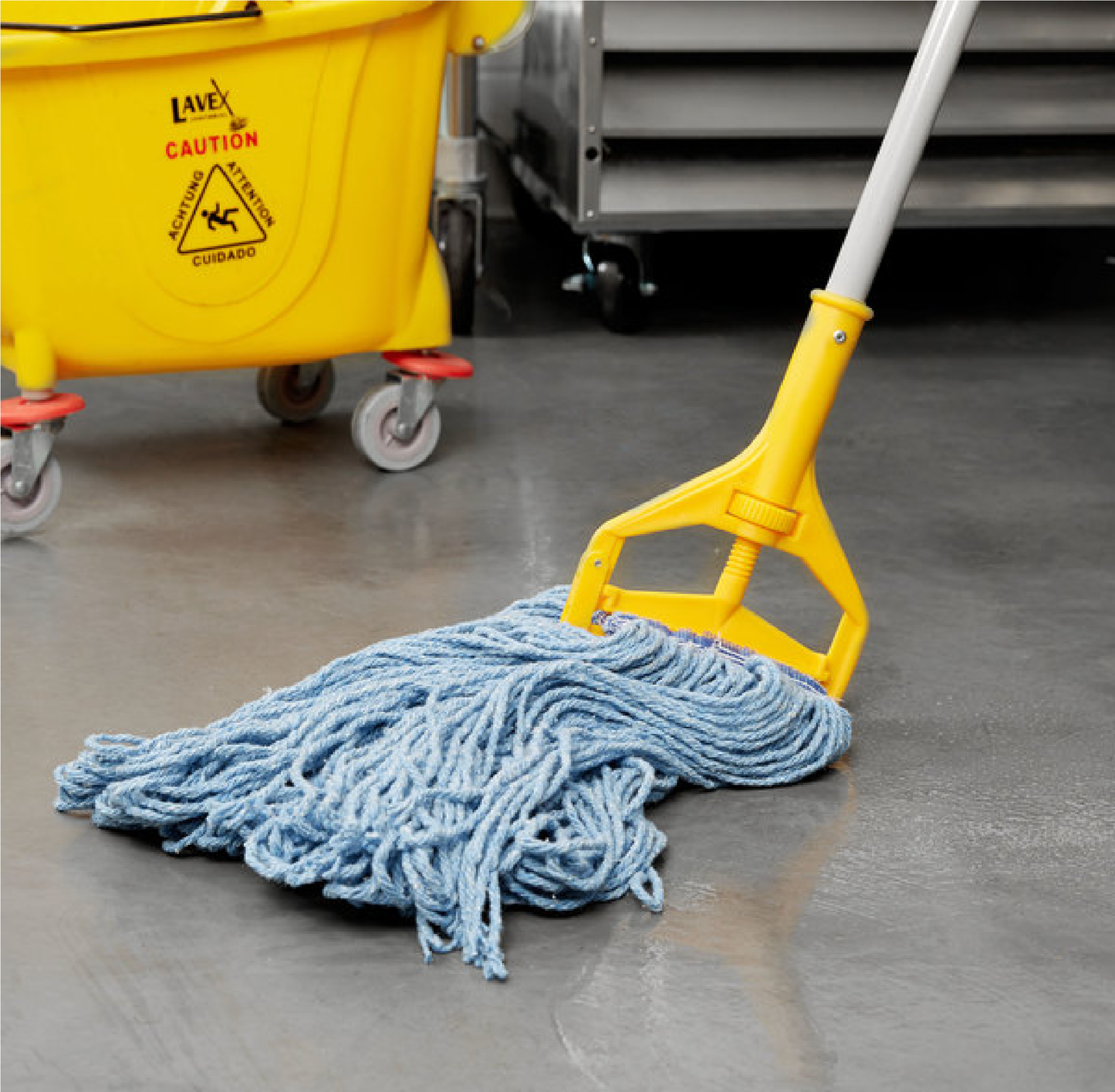MOP HÚMEDO UNIVERSAL MEZCLA DE ALGODÓN E HILO SINTÉTICO, AZUL
