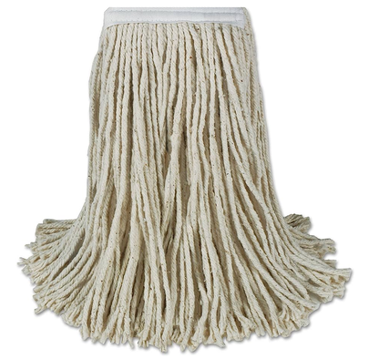 MOP HÚMEDO GRANDE CON ACABADO DE RAYÓN VALUE PRO, BLANCO, 1"