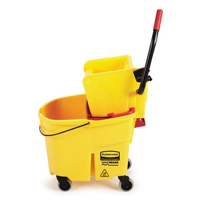 BALDE Y EXPRIMIDOR WAVEBRAKE PRENSA LATERAL CON DRENAJE, 35 QT