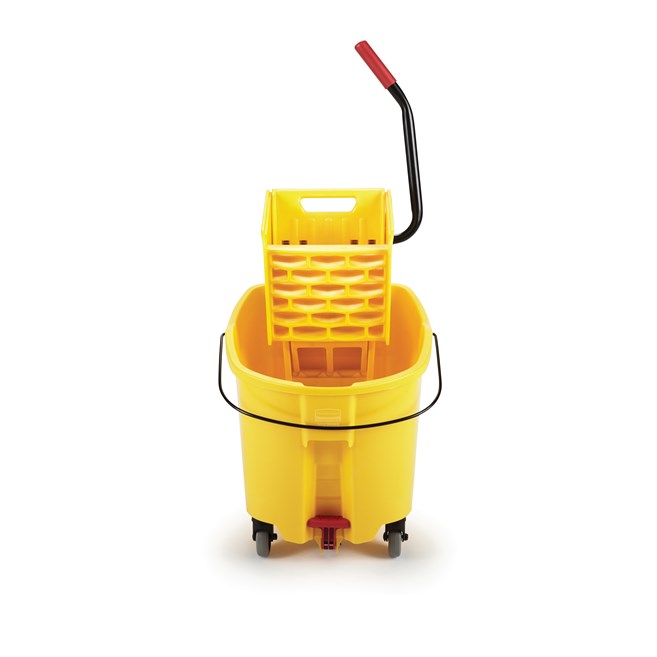 BALDE Y EXPRIMIDOR WAVEBRAKE PRENSA LATERAL CON DRENAJE, 35 QT