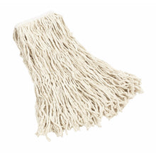MOP HÚMEDO EXTRA GRANDE DE ALGODÓN VALUE PRO, EXTREMOS CORTADOS, BLANCO, 1"
