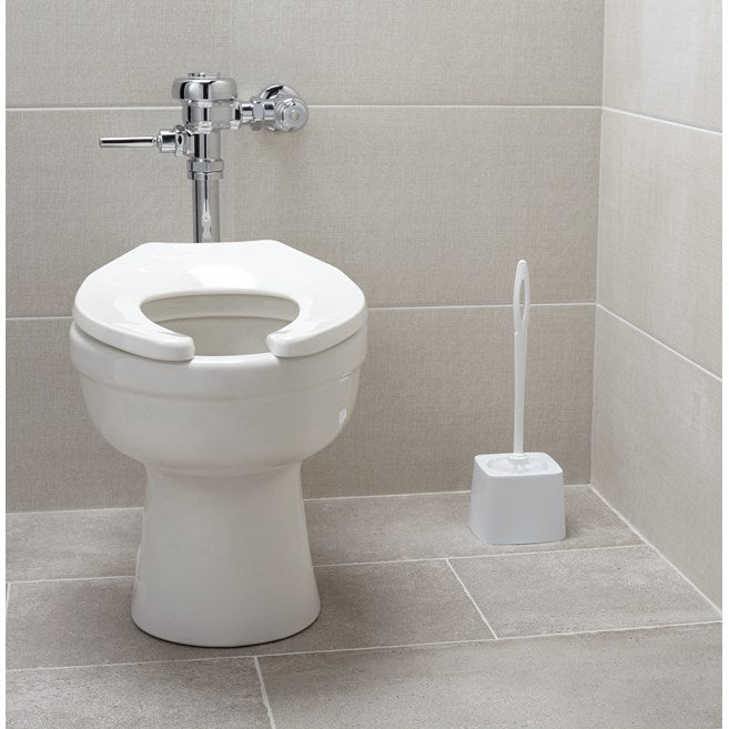 CEPILLO PARA SANITARIO, MANGO DE MADERA, CERDAS DE POLIPROPILENO, BLANCO, 15"