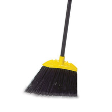 ESCOBA SUAVE ANGULADA JUMBO, BASTÓN NEGRO METAL 4.7 CM, CERDAS POLIPROPILENO
