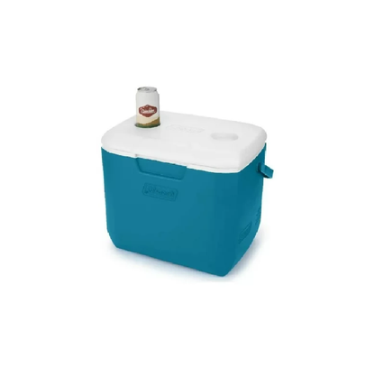 HIELERA CHILLER COLEMAN 30 QT, CON ASA Y LLANTAS