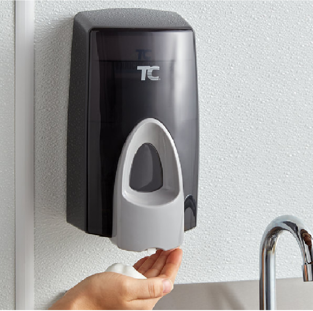 DISPENSADOR MANUAL PARA ESPUMA, NEGRO