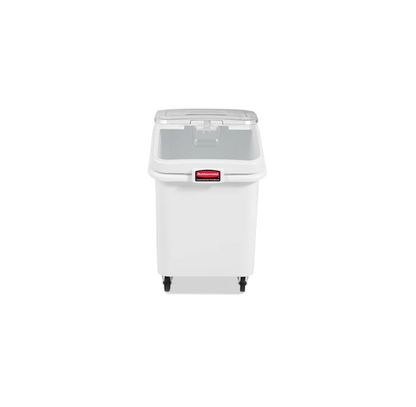 RECIPIENTE FRENTE INCLINADO 30.8 L CON TAPA DESLIZABLE Y CUCHARA DE 0.9 L