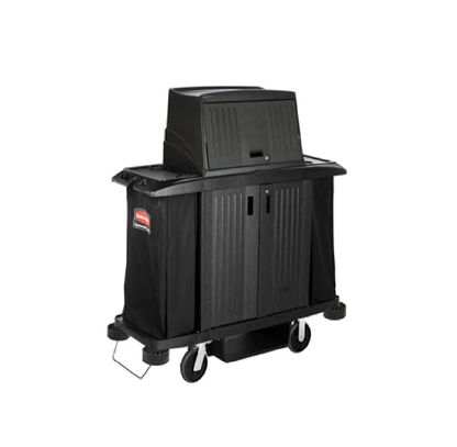 CARRO PARA AMA DE LLAVES EXECUTIVE CON PUERTAS NEGRO