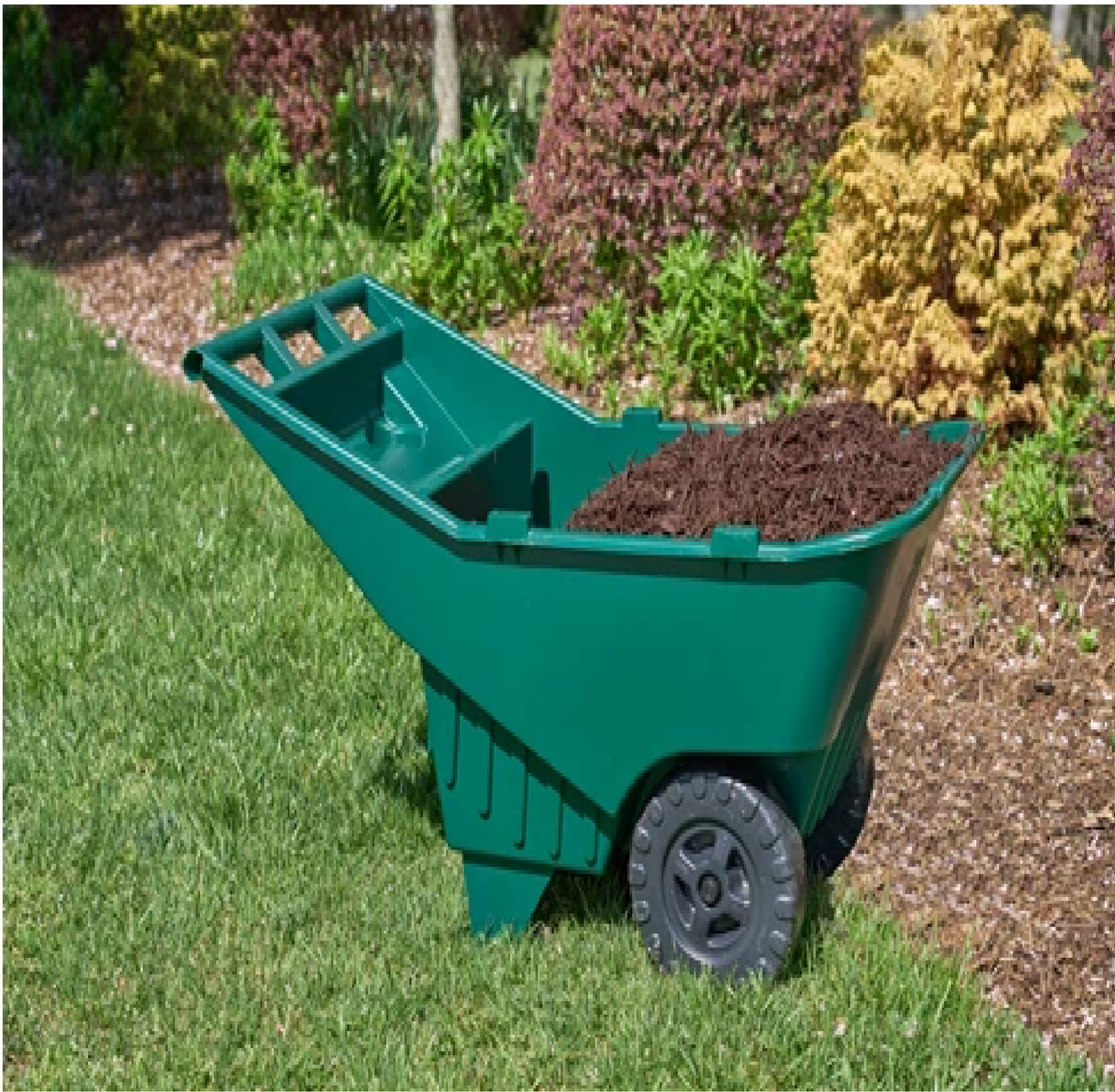 CARRETA PARA JARDÍN ROUGHNECK DE 130 L