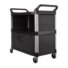 CARRO PARA EQUIPO CON PUERTAS, CON CERRADURA Y LADOS CERRADOS
