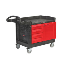 TRADEMASTER CARRO PEQUEÑO CON 4 CAJONES Y GABINETE