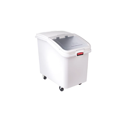 RECIPIENTE FRENTE INCLINADO 30.8 L CON TAPA DESLIZABLE Y CUCHARA DE 0.9 L