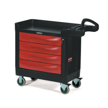TRADEMASTER CARRO CON 4 CAJONES, NEGRO