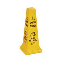 CONO DE SEGURIDAD "CUIDADO PISO MOJADO" VARIOS IDIOMAS, 25"