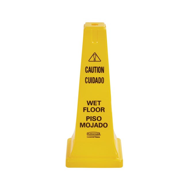 CONO DE SEGURIDAD "CUIDADO PISO MOJADO" VARIOS IDIOMAS, 25"