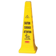CONO DE SEGURIDAD "CUIDADO" VARIOS IDIOMAS, 91.4 CM