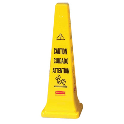 CONO DE SEGURIDAD "CUIDADO" VARIOS IDIOMAS, 91.4 CM