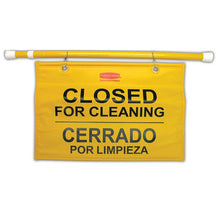 SEÑAL VISIBLE PARA COLGAR "CERRADO POR LIMPIEZA" MULTILINGUAL