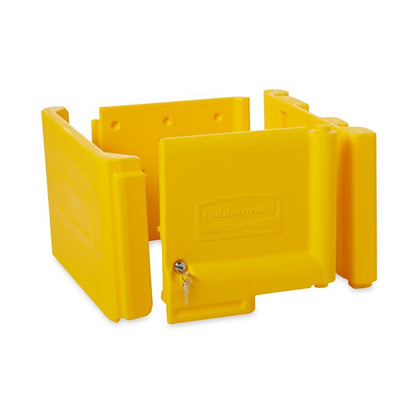 PUERTAS DE GABINETE CON CERRADURAS AMARILLO