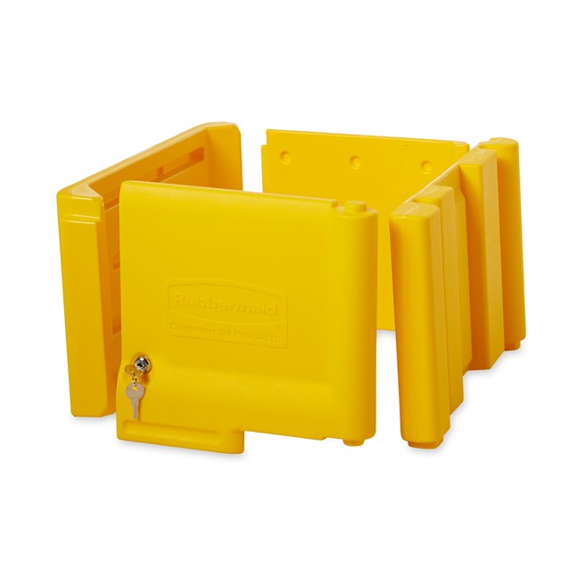 PUERTAS DE GABINETE CON CERRADURAS AMARILLO