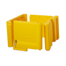 PUERTAS DE GABINETE CON CERRADURAS AMARILLO