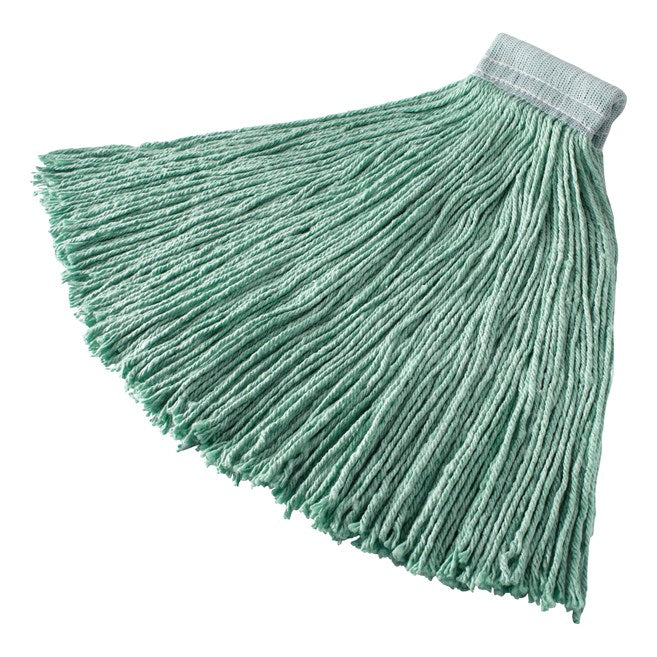 MOP MOJADO DE MATERIAL SINTÉTICO, DIADEMA 5", VERDE