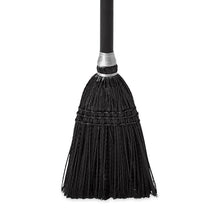 ESCOBA LOBBY BROOM EXECUTIVE CON MANGO DE MADERA NEGRO