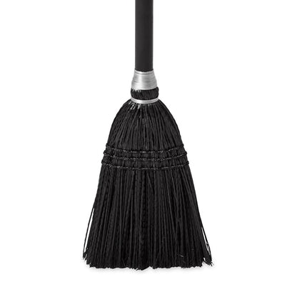 ESCOBA LOBBY BROOM EXECUTIVE CON MANGO DE MADERA NEGRO