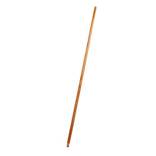 BASTÓN DE MADERA BARNIZADO, PUNTA ROSCADA DE METAL