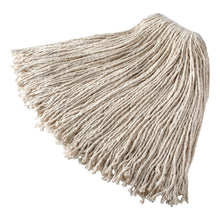MOP HÚMEDO EXTRA GRANDE DE ALGODÓN VALUE PRO, EXTREMOS CORTADOS, BLANCO, 1"