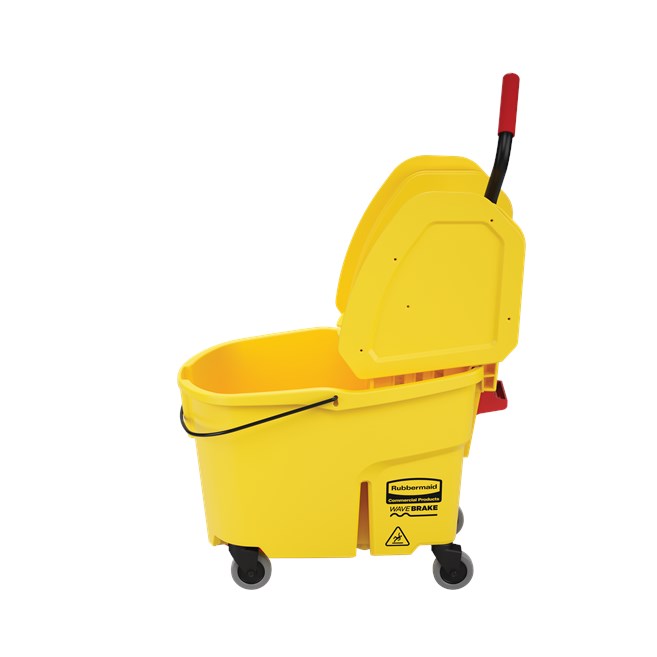 BALDE Y EXPRIMIDOR WAVEBRAKE PRENSA FRONTAL CON DRENAJE, 44 QT