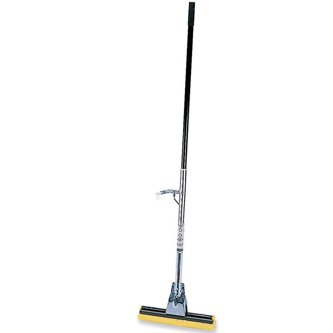 MOP DE ESPONJA 12", MANGO DE ACERO Y CABEZAL DE CELULOSA