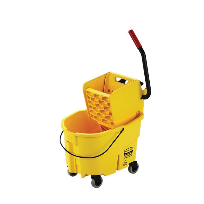 Balde y Exprimidor WaveBrake con Prensa Lateral 26 Qt
