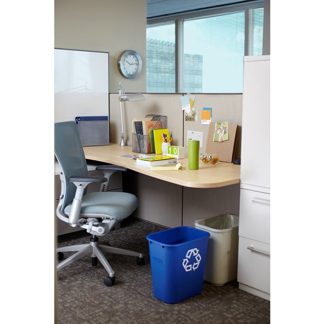CESTO DE RECICLAJE PARA ESCRITORIO RCP MEDIANO, 28 QT
